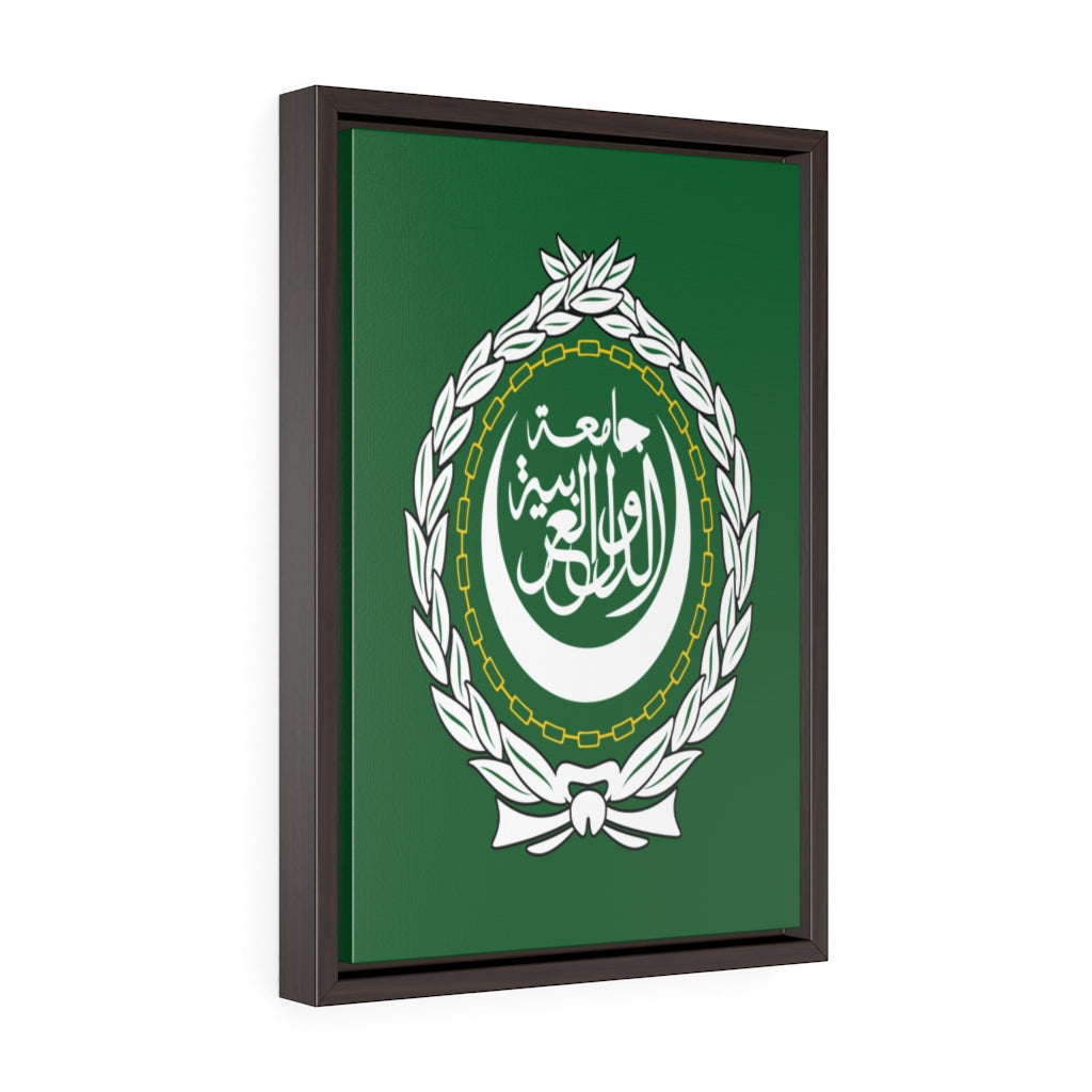 ARAB LEAGUE Vertical Framed Premium Gallery Wrap Canvas