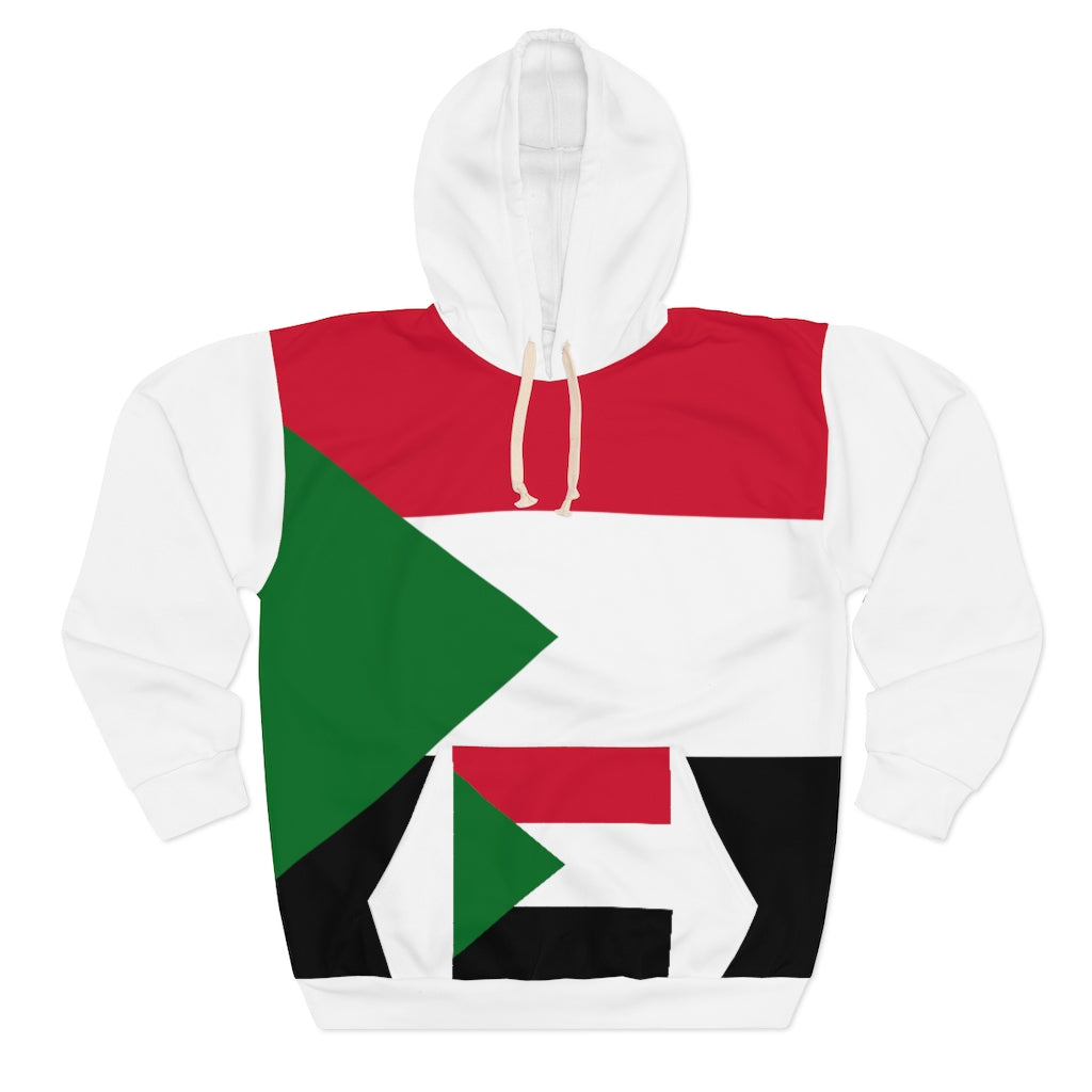 SUDAN AOP Unisex Pullover Hoodie