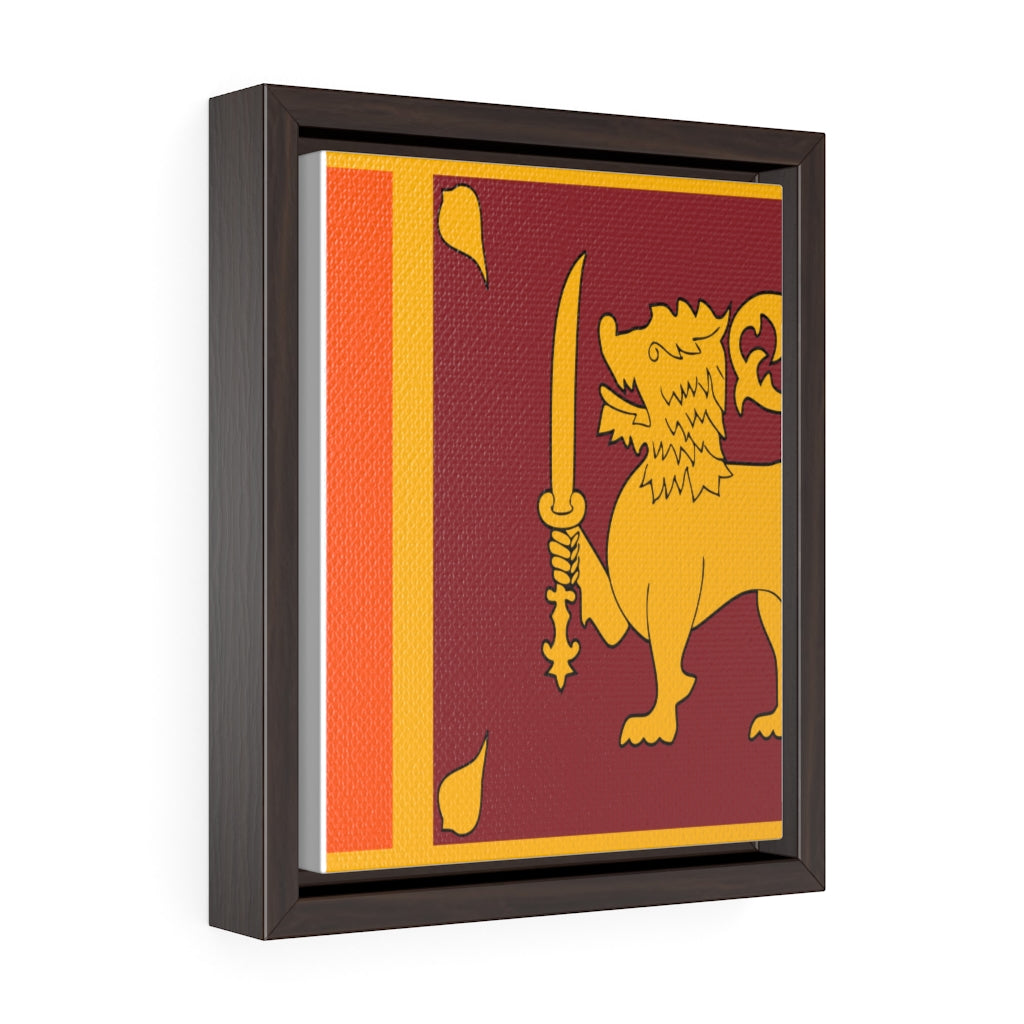 SRI LANKA Vertical Framed Premium Gallery Wrap Canvas