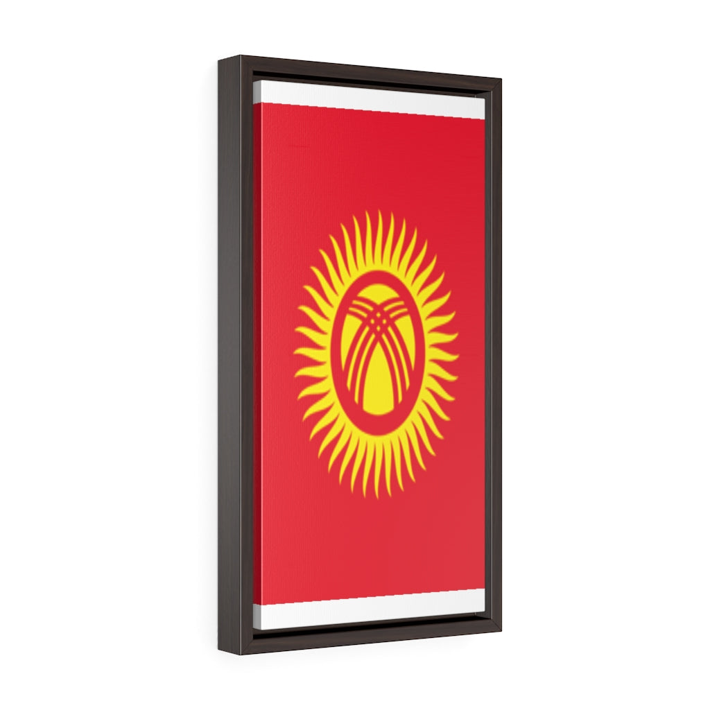 KYRGYZSTAN Vertical Framed Premium Gallery Wrap Canvas