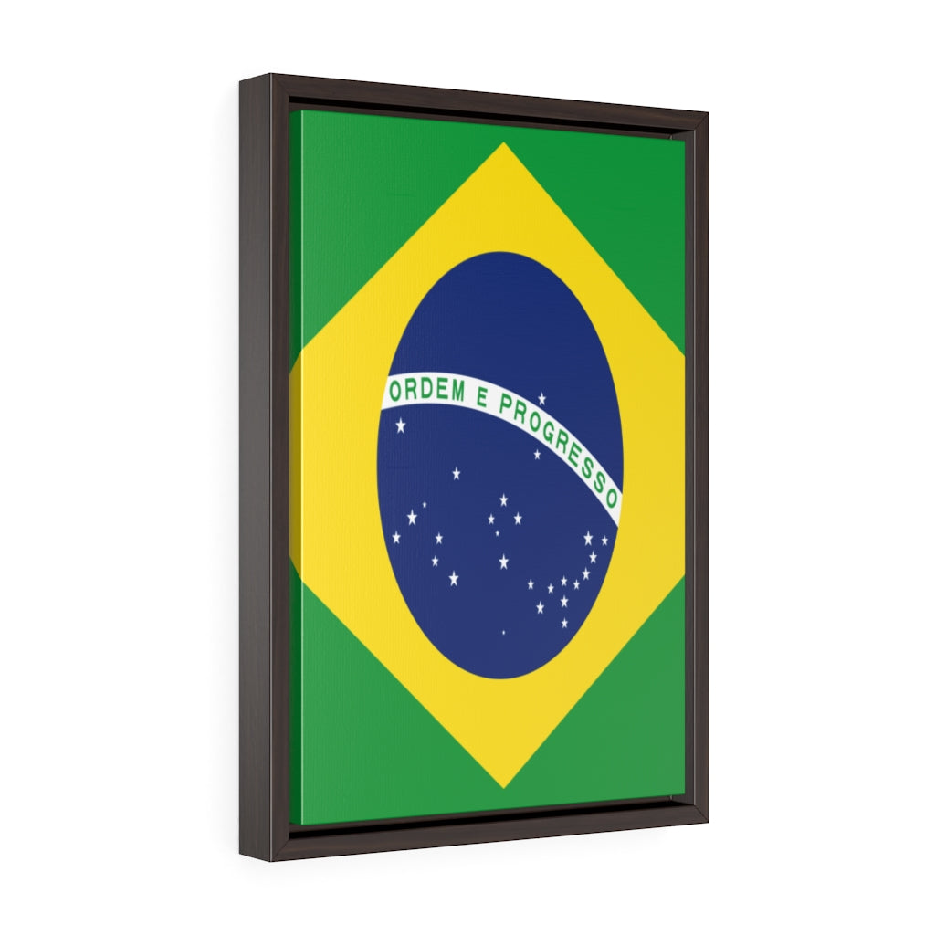 BRAZIL Vertical Framed Premium Gallery Wrap Canvas