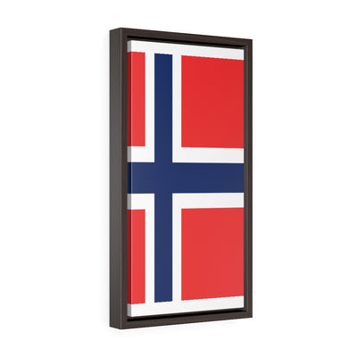 NORWAY Vertical Framed Premium Gallery Wrap Canvas