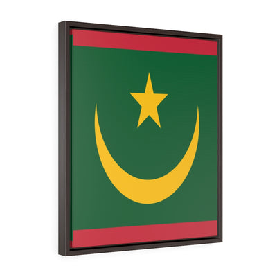 MAURITANIA Vertical Framed Premium Gallery Wrap Canvas