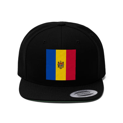 MOLDOVA Unisex Flat Bill Hat