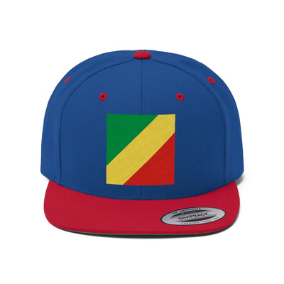 CONGO REPUBLIC Unisex Flat Bill Hat