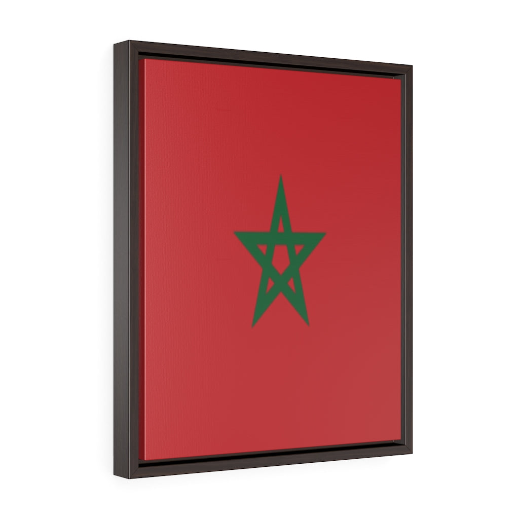 MOROCCO Vertical Framed Premium Gallery Wrap Canvas