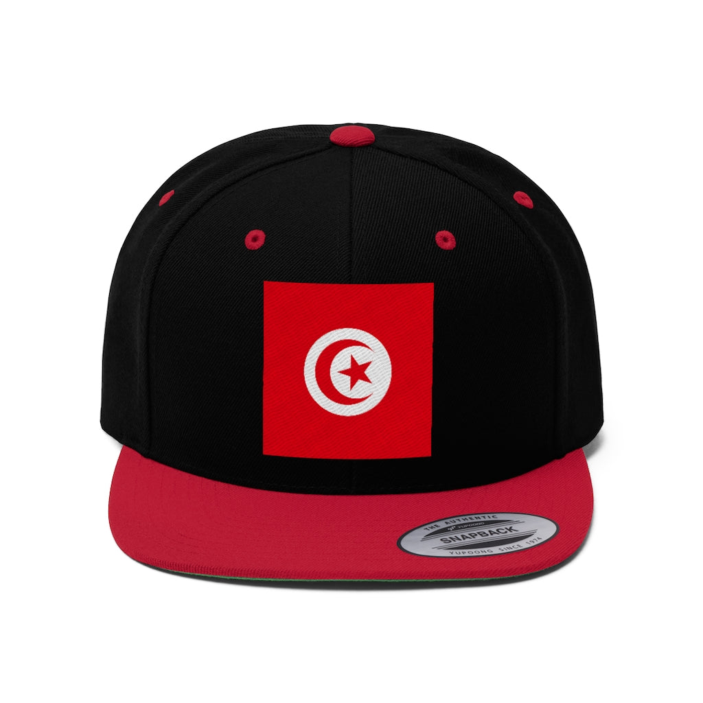 TUNISIA Unisex Flat Bill Hat