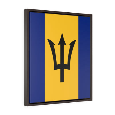 BARBADOS Vertical Framed Premium Gallery Wrap Canvas