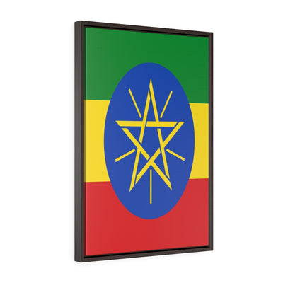 ETHIOPIA Vertical Framed Premium Gallery Wrap Canvas