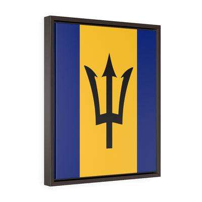 BARBADOS Vertical Framed Premium Gallery Wrap Canvas