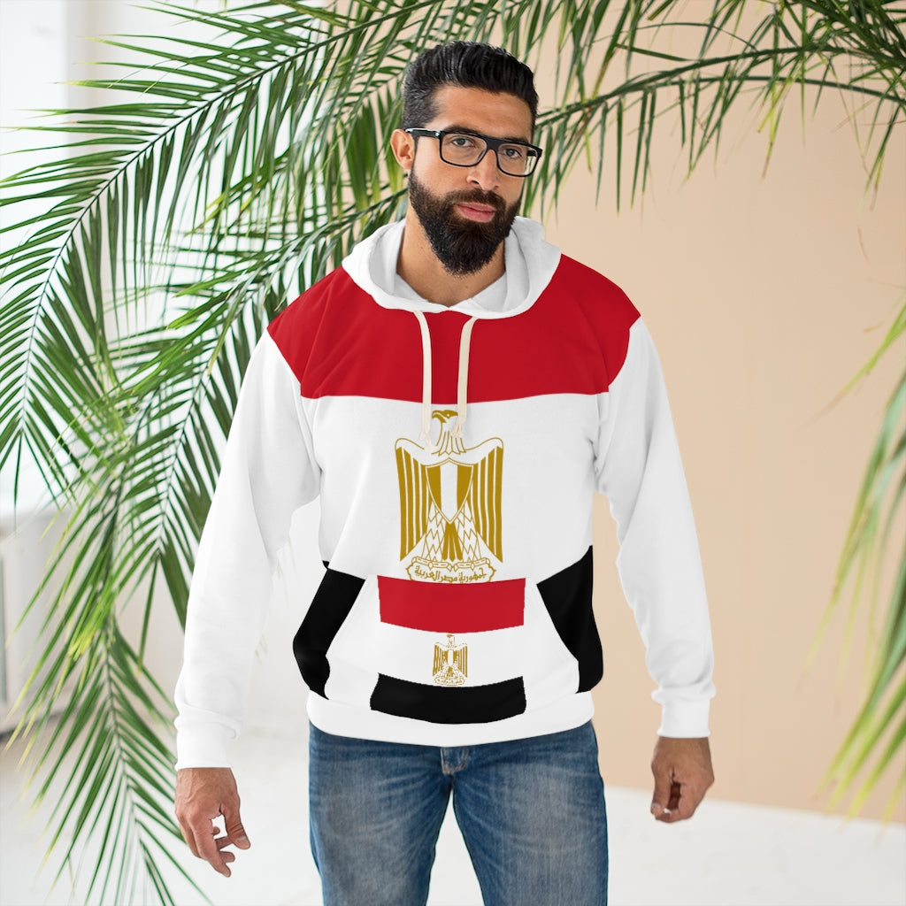 Egypt AOP Unisex Pullover Hoodie