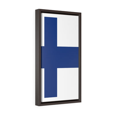 FINLAND Vertical Framed Premium Gallery Wrap Canvas