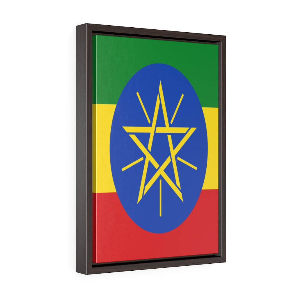 ETHIOPIA Vertical Framed Premium Gallery Wrap Canvas