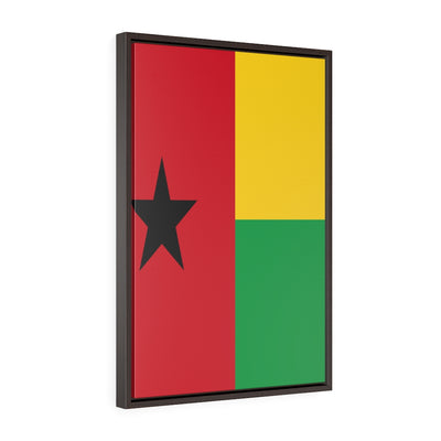 GUINEA- BISSAU Vertical Framed Premium Gallery Wrap Canvas