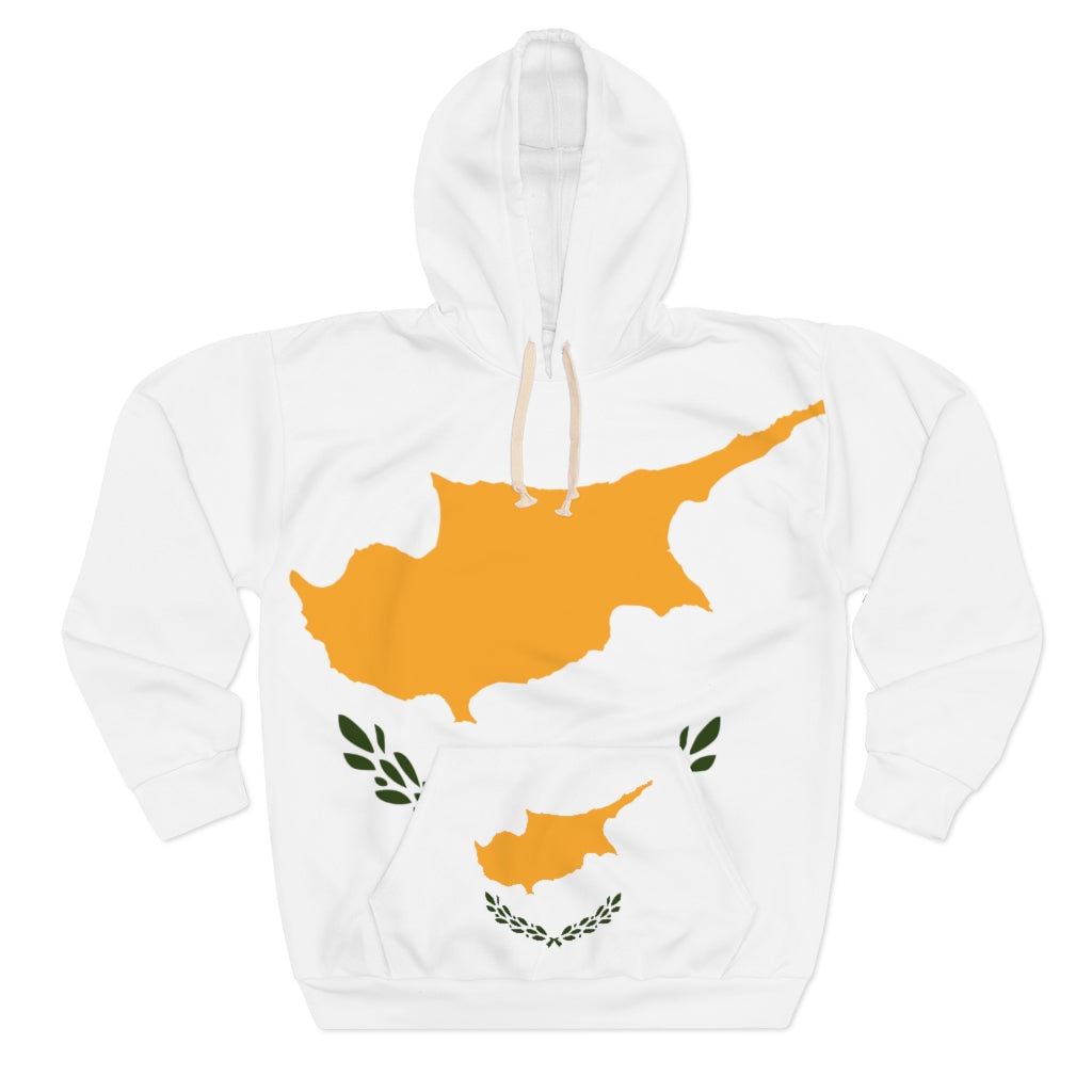 Cyprus AOP Unisex Pullover Hoodie