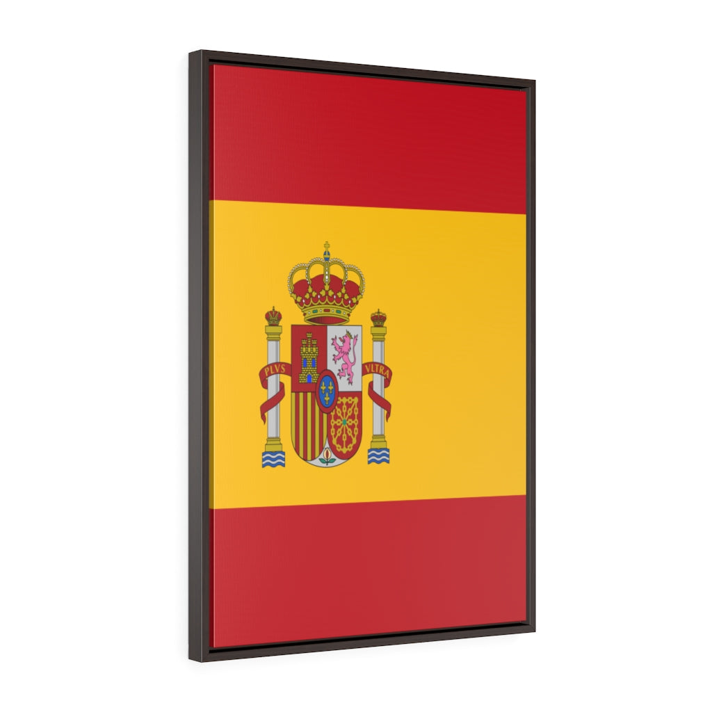 SPAIN Vertical Framed Premium Gallery Wrap Canvas