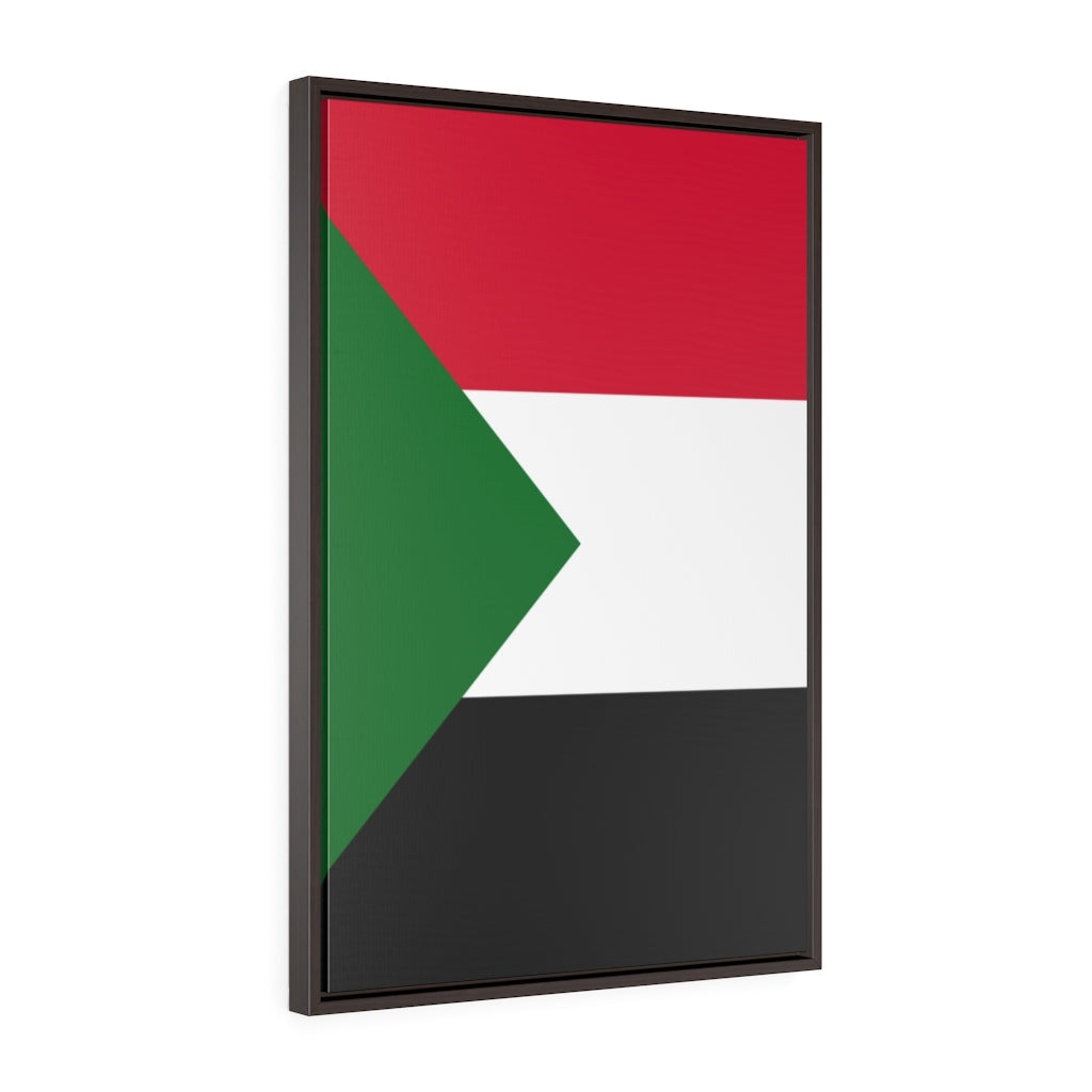 SUDAN Vertical Framed Premium Gallery Wrap Canvas