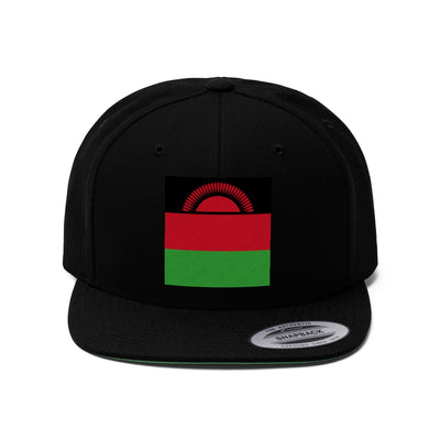 MALAWI Unisex Flat Bill Hat