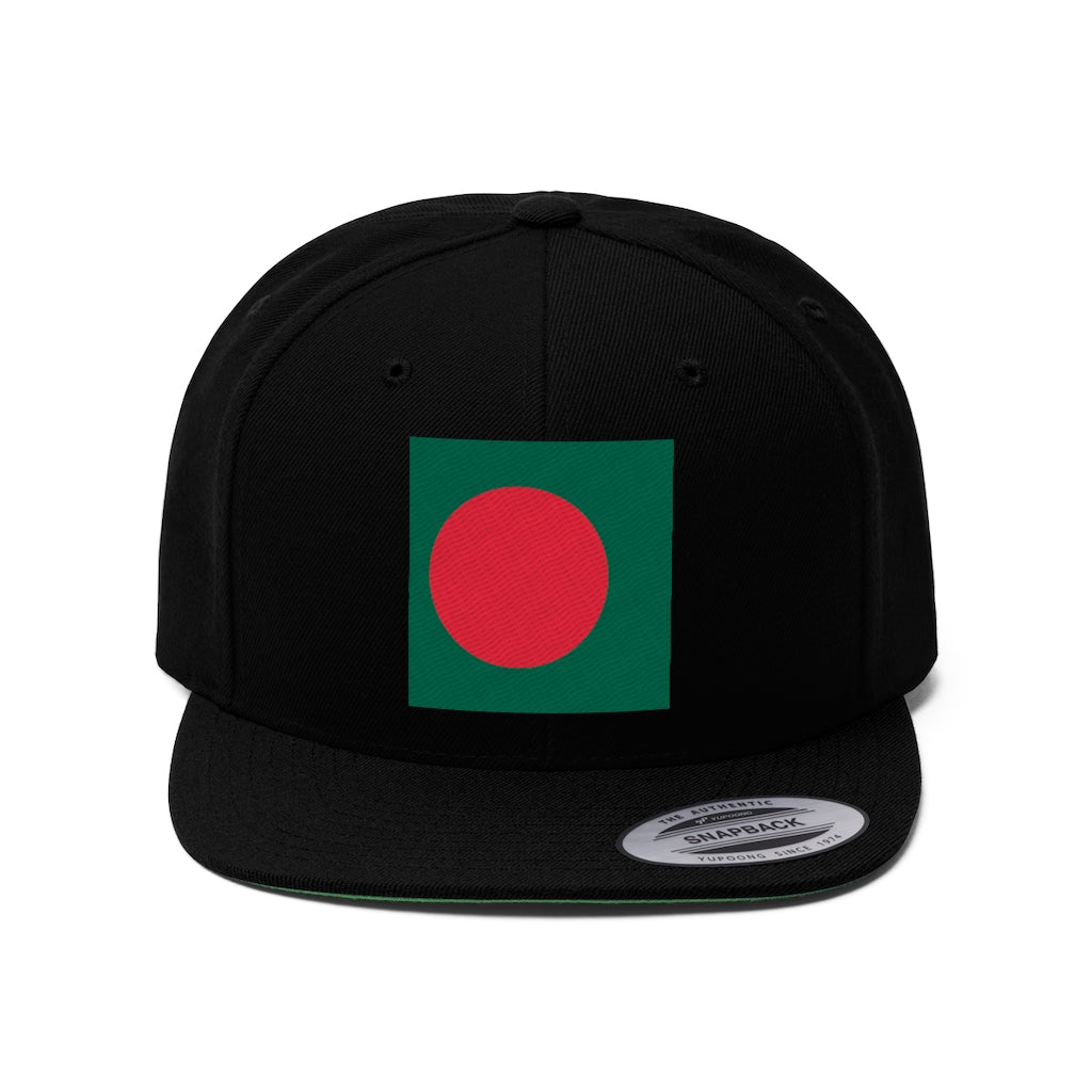 BANGLADESH Unisex Flat Bill Hat