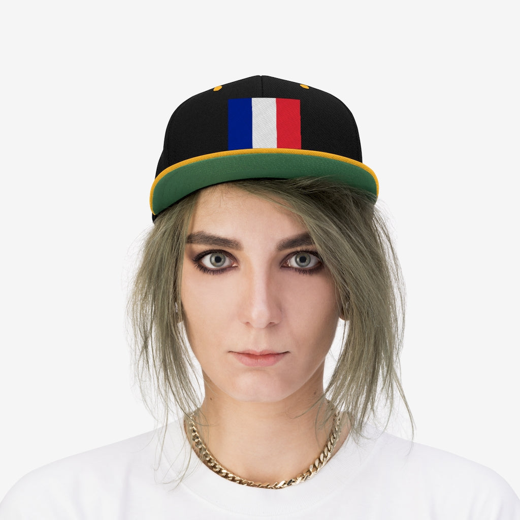 FRANCE Unisex Flat Bill Hat