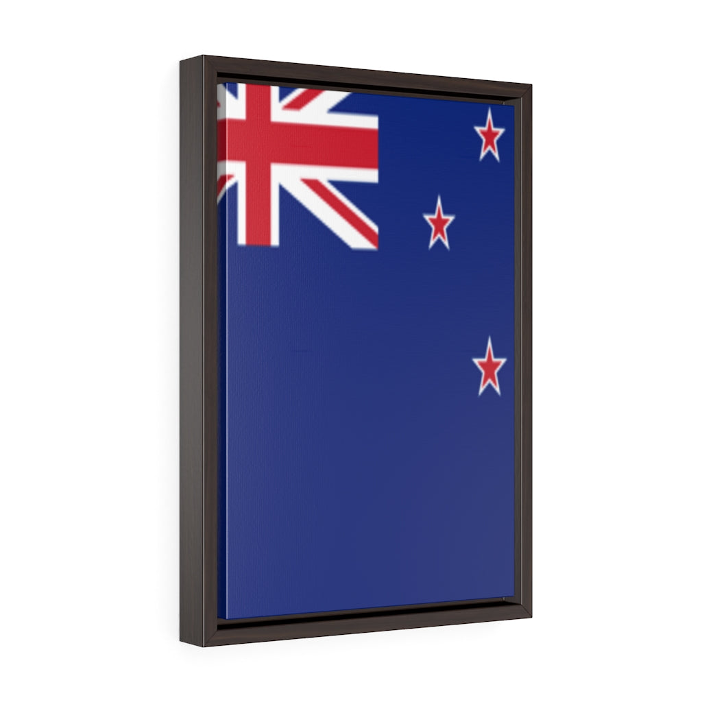 NEW ZEALAND Vertical Framed Premium Gallery Wrap Canvas