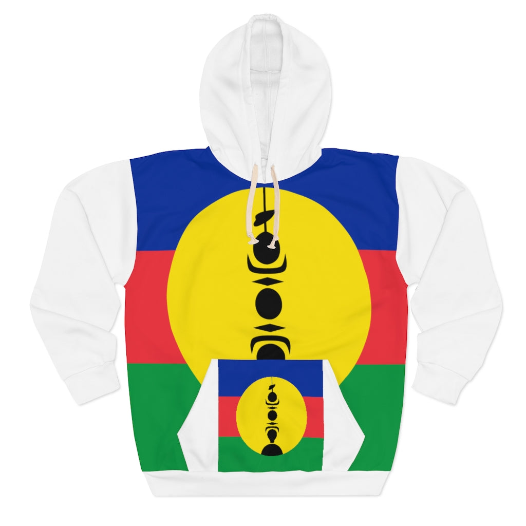 New Caledonia  AOP Unisex Pullover Hoodie