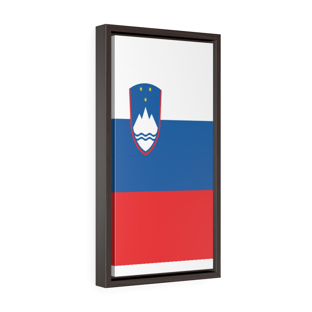 SLOVENIA Vertical Framed Premium Gallery Wrap Canvas