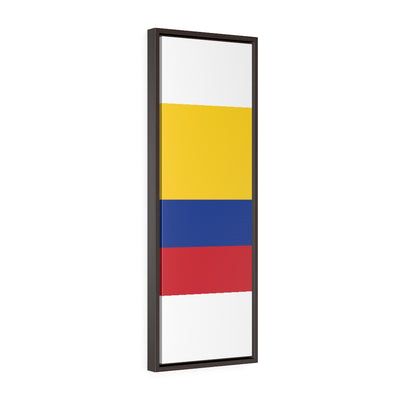 COLOMBIA Vertical Framed Premium Gallery Wrap Canvas