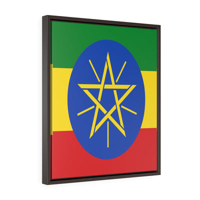 ETHIOPIA Vertical Framed Premium Gallery Wrap Canvas