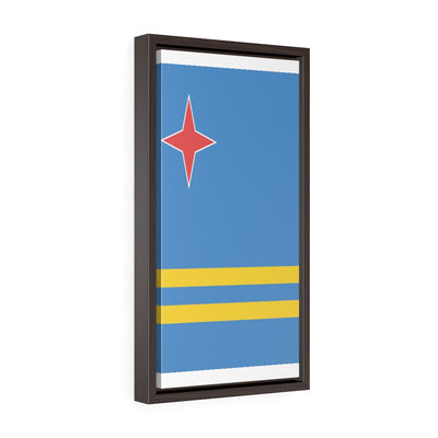 ARUBA Vertical Framed Premium Gallery Wrap Canvas