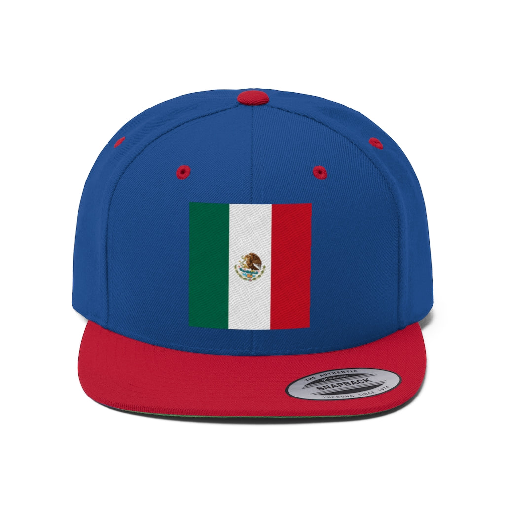 MEXICO Unisex Flat Bill Hat