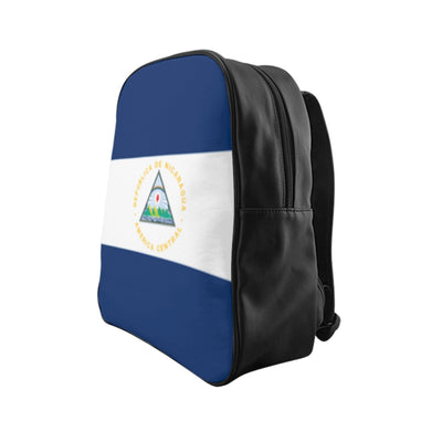 NICARAGUA FLAG School Backpack