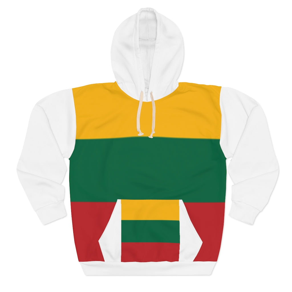 Lithuania AOP Unisex Pullover Hoodie