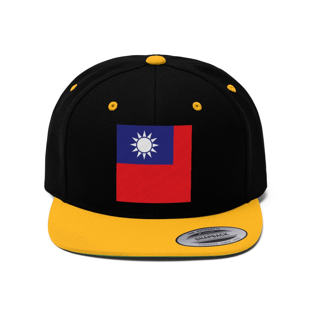 TAIWAN Unisex Flat Bill Hat