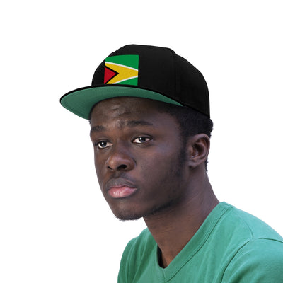 GUYANA Unisex Flat Bill Hat