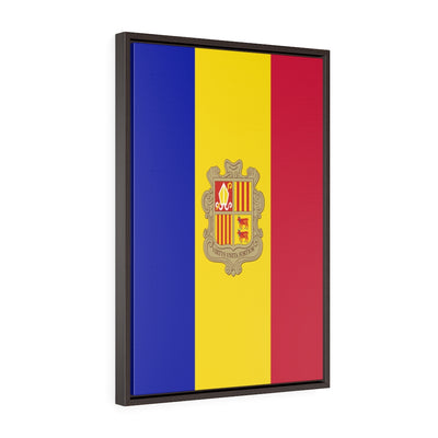 ANDORRA Vertical Framed Premium Gallery Wrap Canvas