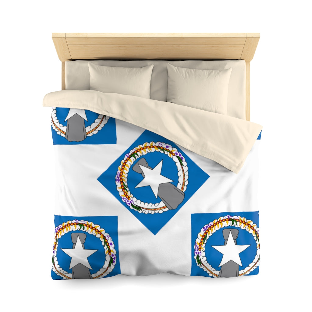 NORTHERN MARIANA ISLANDS Microfiber Duvet Cover