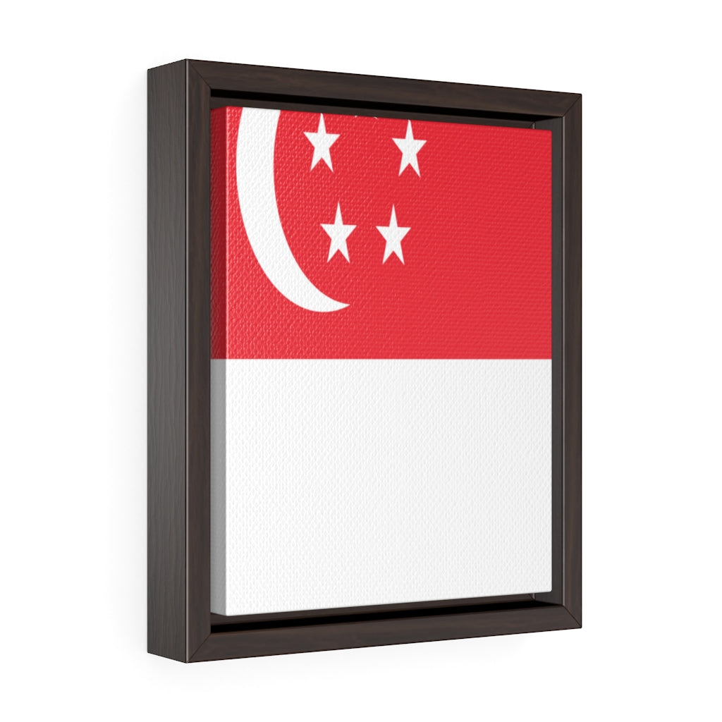 SINGAPORE Vertical Framed Premium Gallery Wrap Canvas