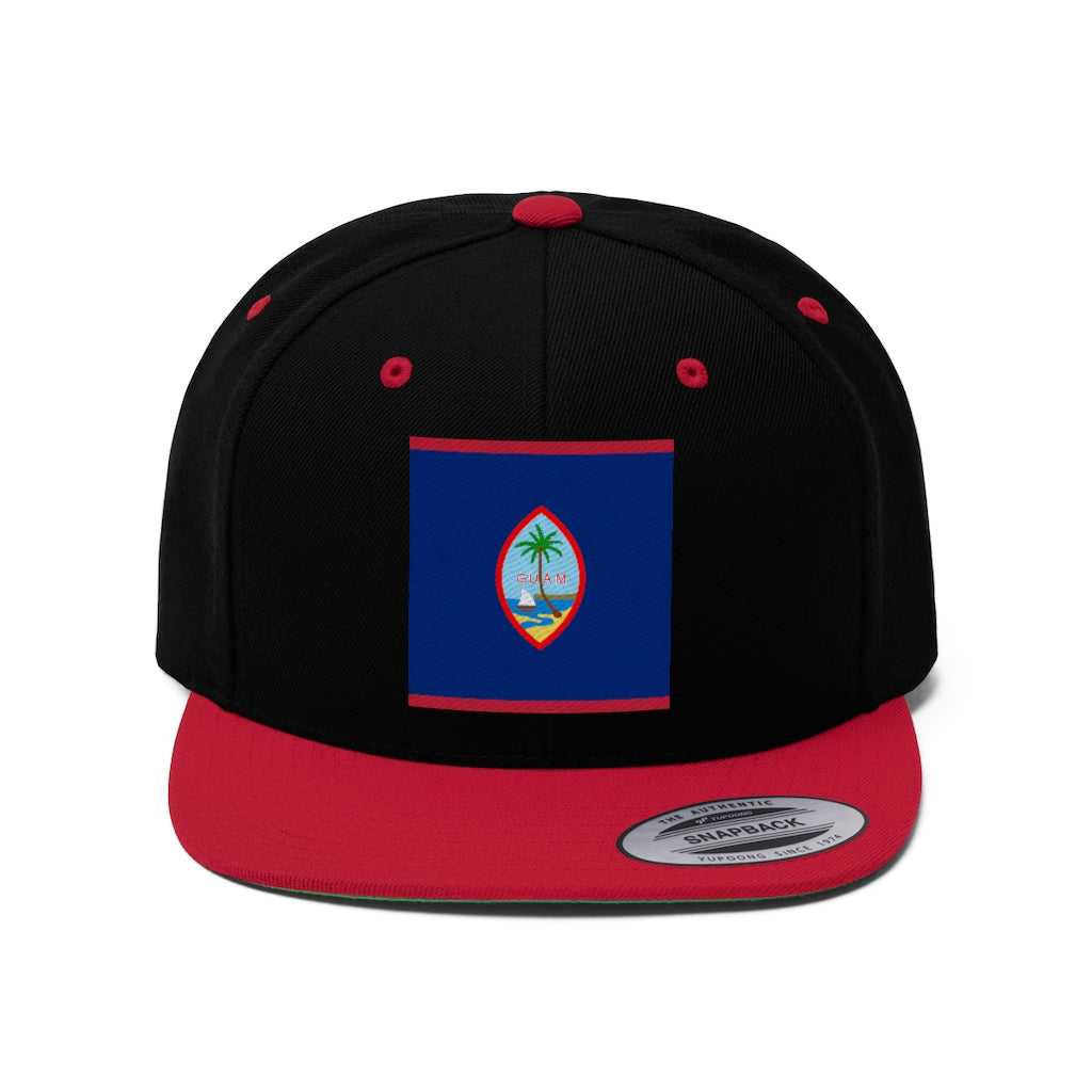 GUAM Unisex Flat Bill Hat