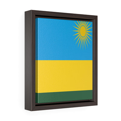 RWANDA Vertical Framed Premium Gallery Wrap Canvas