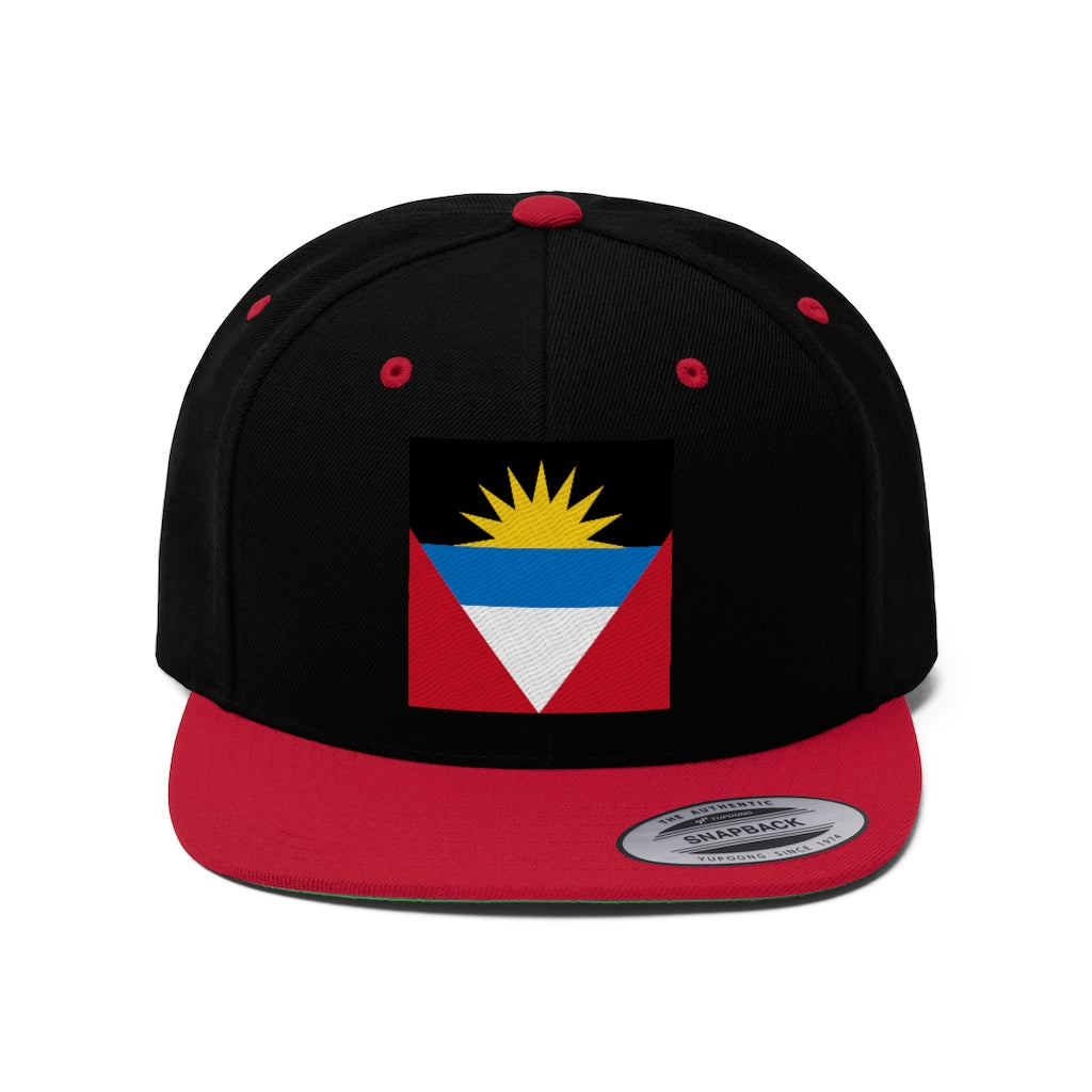 ANTIGUA AND BARBUDA Unisex Flat Bill Hat