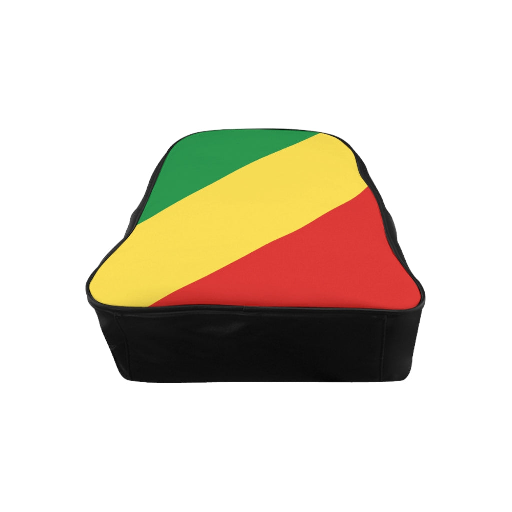 CONGO REPUBLIC FLAG School Backpack