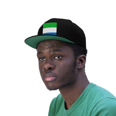 SIERRA LEONE Unisex Flat Bill Hat