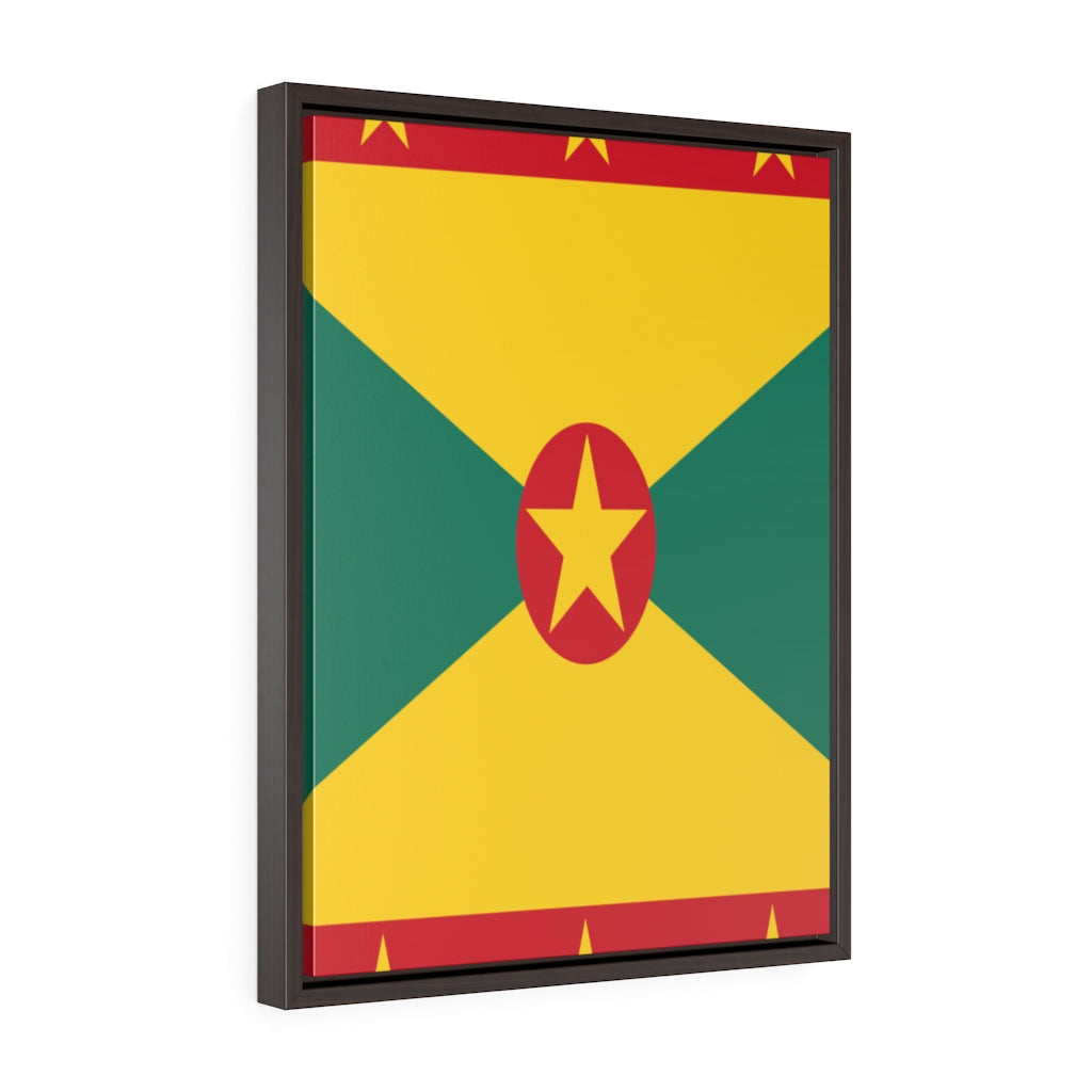 GRENADA Vertical Framed Premium Gallery Wrap Canvas