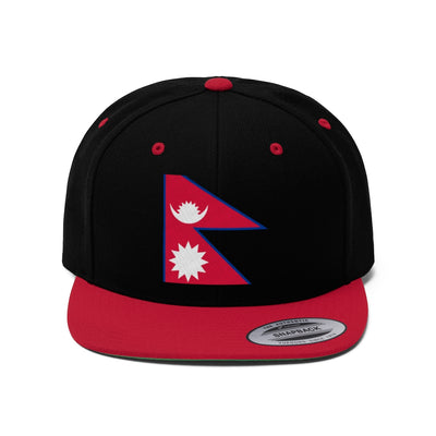 NEPAL Unisex Flat Bill Hat