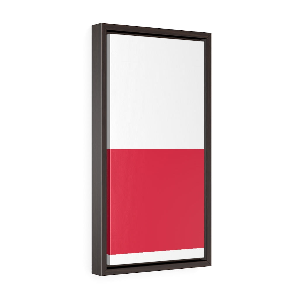 POLAND Vertical Framed Premium Gallery Wrap Canvas