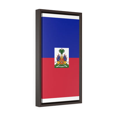 HAITI Vertical Framed Premium Gallery Wrap Canvas