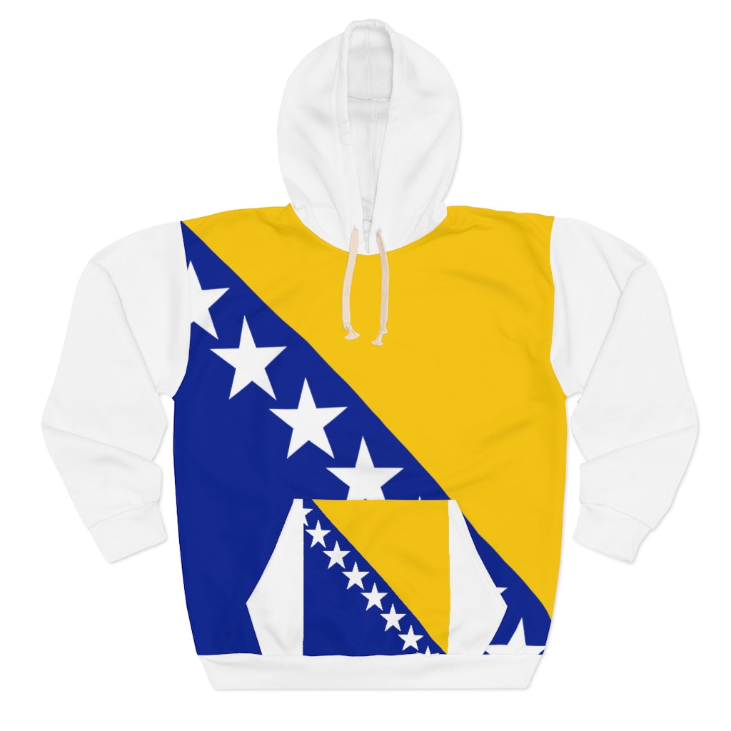 Bosnia and Herzegovina AOP Unisex Pullover Hoodie