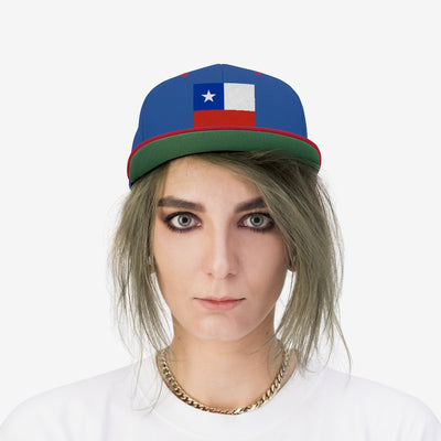 CHILE Unisex Flat Bill Hat