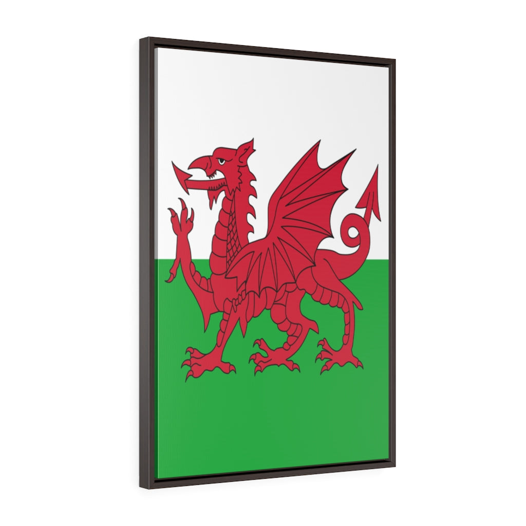 WALES Vertical Framed Premium Gallery Wrap Canvas